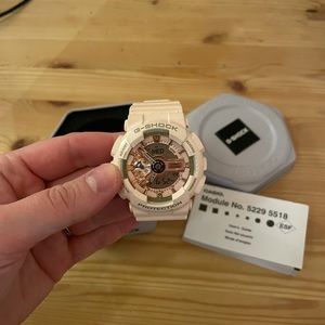 Light pink G-Shock watch